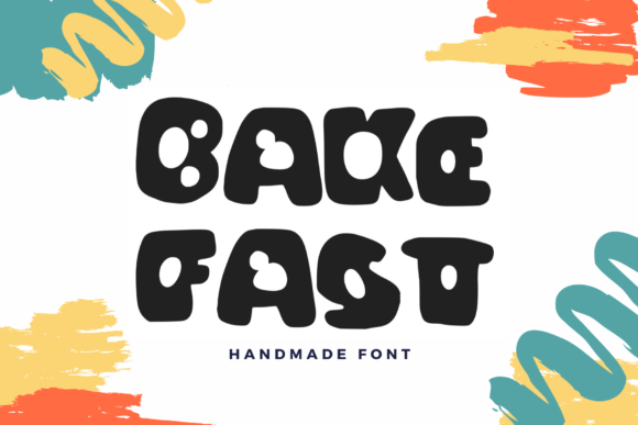 Bake Fast: A Funky and Chunky Display Font for Children-Themed Designs