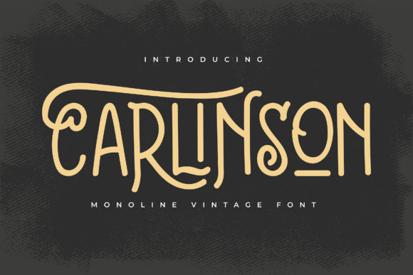 Carlinson Font: A Timeless Design Statement