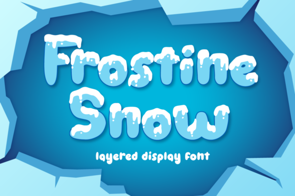 Frostine Snow: A Winter Font for Winter Magic