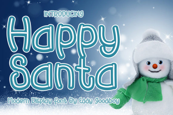 Happy Santa: A Playful Font for Creative Expression