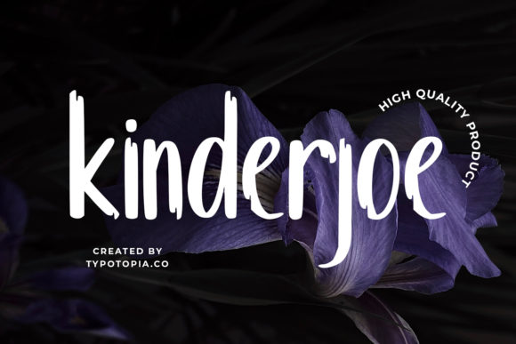 Kinderjoe: A Modern Display Font with a Trendy Edge