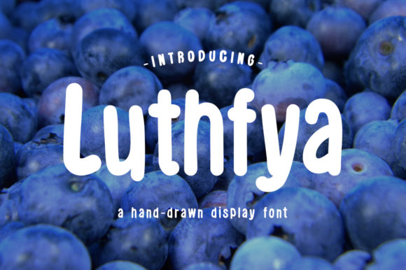 Luthfya: A Bold and Simple Brushed Display Font for Every Design Need