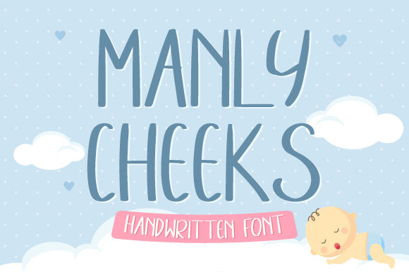 Manly Cheeks: A Versatile Display Font for Modern Design