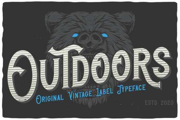 Outdoors: The Classic Display Font That Elevates Your Brand