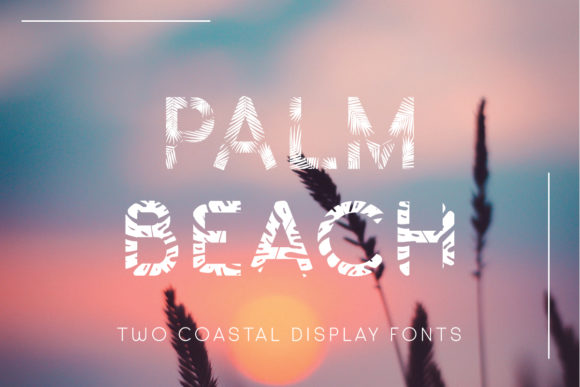 Palm Beach Font: A Bold Choice for Summer Vibes and Eye-Catching Design