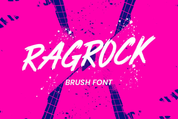 Ragrock: A Bold Brush Display Font for Urban and Casual Design