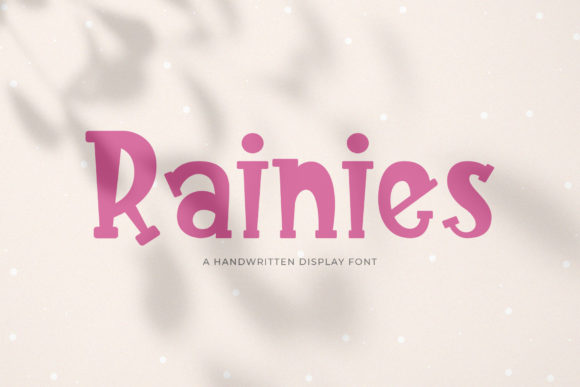 Rainies: A Fun and Joyful Font for Creative Projects