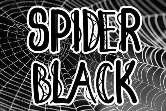 Spider Black: A Bold and Authentic Display Font for Creative Expression