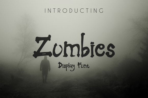 Zombies and Zombies: A Creepy Display Font for Halloween Designs